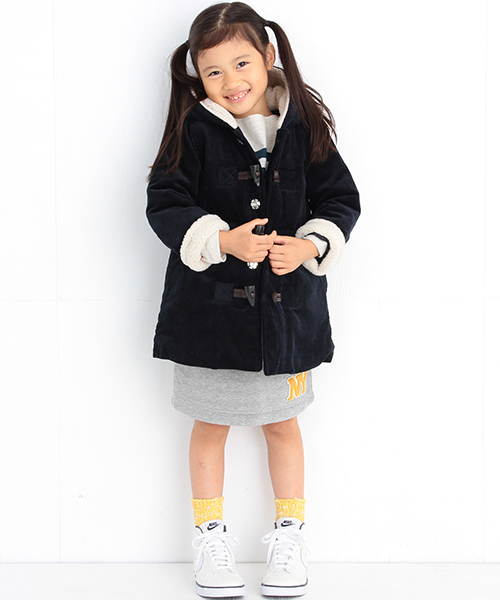 B:MING by BEAMS（ビーミングバイビームス）の「ビーミング by ビームス / コーデュロイダッフルコート（ダッフルコート・キッズ・ブラウン/ネイビー・100/120/110/130/140/150/80/90）」の14枚目の写真