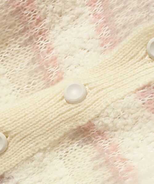 Ray BEAMS（レイビームス）の「【別注】BOUSSOLE / フェアアイル カーディガン（カーディガン/ボレロ・レディース・オフホワイト/レッド・ONE SIZE）」の15枚目の写真