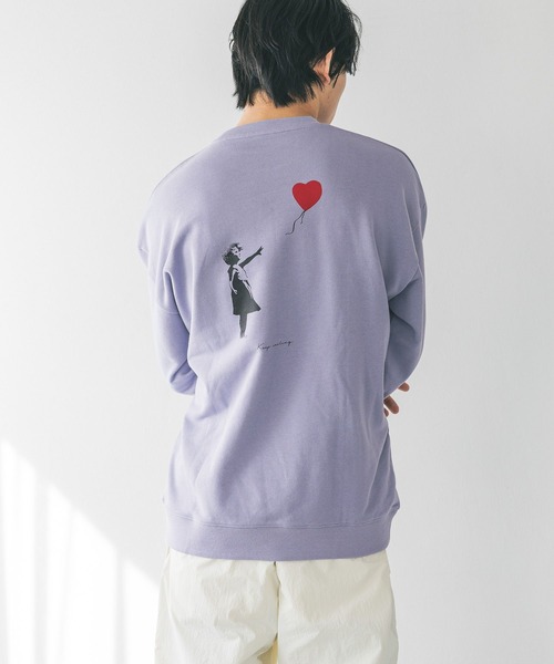 LOWRYS FARM（ローリーズファーム）の「BRANDALISEDウラケ 152707（Tシャツ/カットソー・メンズ・グレー/チャコールグレー/ネイビー/オレンジ/ブラウン/パープル/ミント・MEDIUM/LARGE）」の20枚目の写真