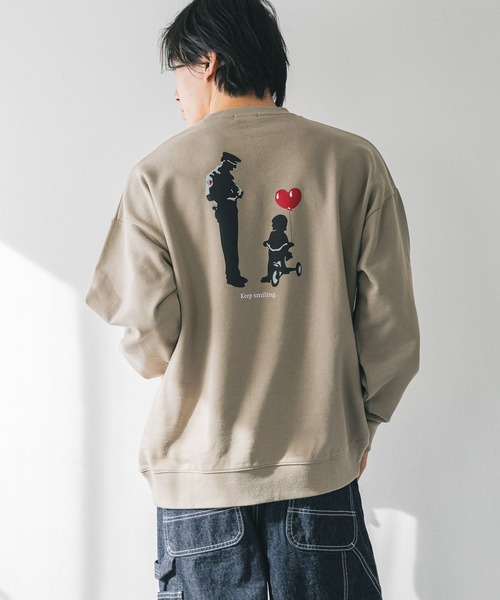 LOWRYS FARM（ローリーズファーム）の「BRANDALISEDウラケ 152707（Tシャツ/カットソー・メンズ・グレー/チャコールグレー/ネイビー/オレンジ/ブラウン/パープル/ミント・MEDIUM/LARGE）」の11枚目の写真