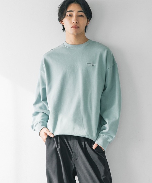 LOWRYS FARM（ローリーズファーム）の「BRANDALISEDウラケ 152707（Tシャツ/カットソー・メンズ・グレー/チャコールグレー/ネイビー/オレンジ/ブラウン/パープル/ミント・MEDIUM/LARGE）」の14枚目の写真