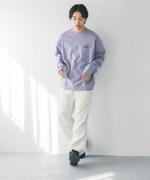 LOWRYS FARM（ローリーズファーム）の「BRANDALISEDウラケ 152707（Tシャツ/カットソー・メンズ・グレー/チャコールグレー/ネイビー/オレンジ/ブラウン/パープル/ミント・MEDIUM/LARGE）」の16枚目の写真