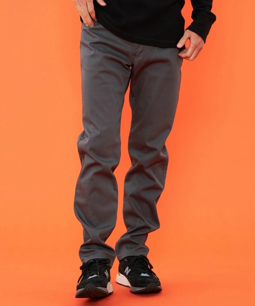 EDWIN（エドウィン）の「EDWIN エドウィン WILD FIRE レギュラーストレート デニムパンツ ジーンズ 暖パンツ 三層構造 裏起毛 防風（デニムパンツ・メンズ・ハウンドトゥース/ブラック/ベージュ/インディゴブルー/ダークインディゴブルー/チェック/チャコールグレー・28/29/30/31/32/33/34/36）」の2枚目の写真