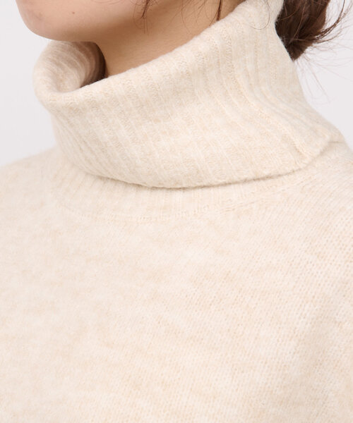 un dix cors（アンディコール）の「ヤクライクタートルニット（ニット/セーター・レディース・ピンク/グレー/ブラック/ホワイト系その他・FREE）」の20枚目の写真