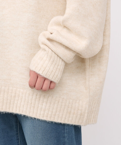 un dix cors（アンディコール）の「ヤクライクタートルニット（ニット/セーター・レディース・ピンク/グレー/ブラック/ホワイト系その他・FREE）」の21枚目の写真