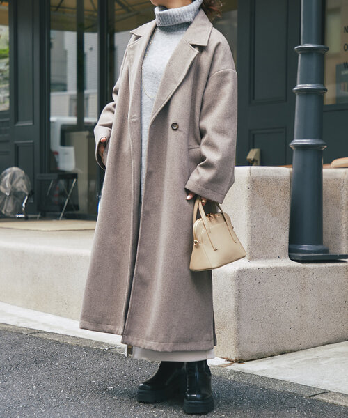 un dix cors（アンディコール）の「ヤクライクタートルニット（ニット/セーター・レディース・ピンク/グレー/ブラック/ホワイト系その他・FREE）」の16枚目の写真