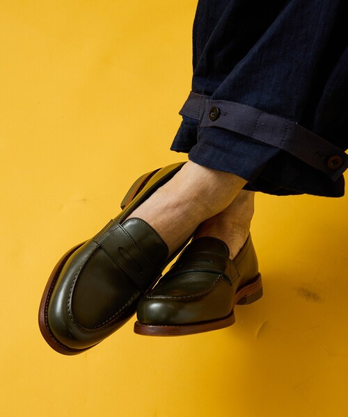 alfredoBANNISTER(アルフレッドバニスター)の「【GENERAL&ORDINARY】ペニーローファー(スリッポン・メンズ・ライトブラウン/ブラック/グリーン・39/40/41/42/43/44/45)」の12枚目の写真