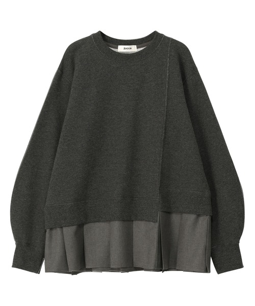 ZUCCa / ドッキングスウェット / 新品タグつき ZUCCa（ズッカ）の「ドッキングスウェット / スウェット / S