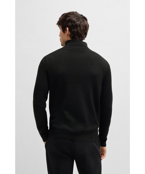 BOSS（ボス）の「Double Bモノグラム ニットジャケット（ニット/セーター・メンズ・ブラック・L/S/XL/M/XXL）」の3枚目の写真