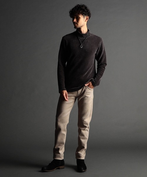 NICOLE CLUB FOR MEN（ニコルクラブフォーメン）の「モールバイヤス オフネックプルオーバー（その他トップス・メンズ・ブラック/オフホワイト/グレー・MEDIUM/LARGE/X-LARGE）」の5枚目の写真