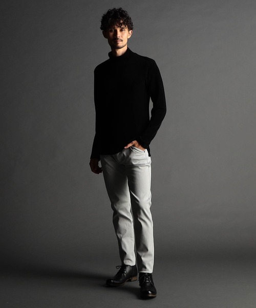 NICOLE CLUB FOR MEN（ニコルクラブフォーメン）の「モールバイヤス オフネックプルオーバー（その他トップス・メンズ・ブラック/オフホワイト/グレー・MEDIUM/LARGE/X-LARGE）」の6枚目の写真