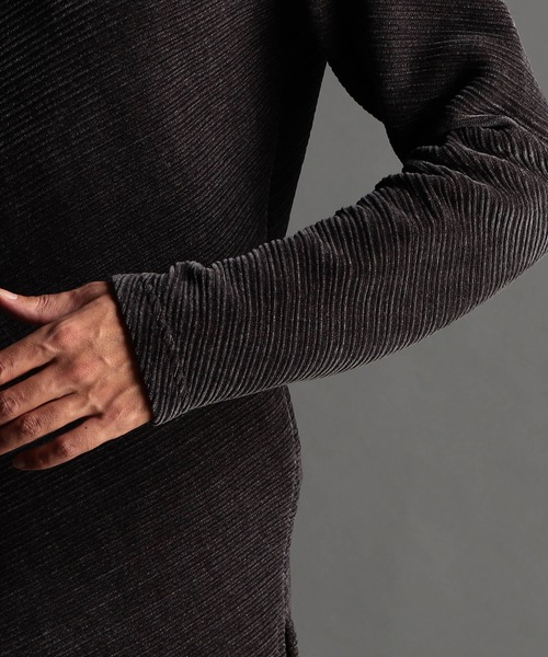 NICOLE CLUB FOR MEN（ニコルクラブフォーメン）の「モールバイヤス オフネックプルオーバー（その他トップス・メンズ・ブラック/オフホワイト/グレー・MEDIUM/LARGE/X-LARGE）」の10枚目の写真