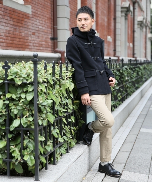 GLOBAL WORK(グローバルワーク)の「ウールダッフルコート/564446(ダッフルコート・メンズ・ベージュ/ダークブルー/ダークグレー・X-LARGE/LARGE/MEDIUM/SMALL)」の15枚目の写真