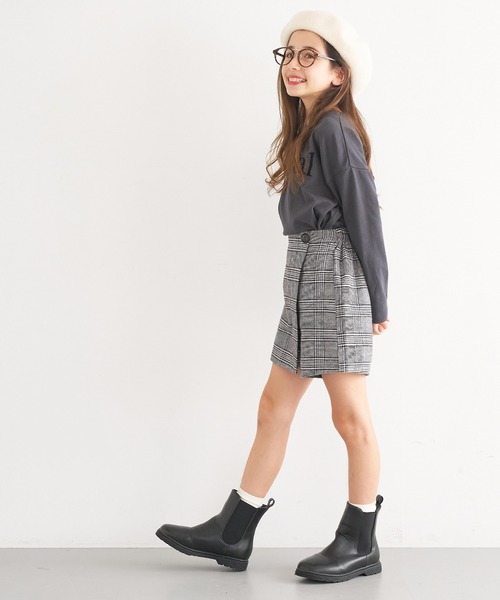 coca（coca）（コカ）の「キッズ ウエストボタン付きスカートパンツ（その他パンツ・キッズ・ベージュ/その他・150/140/130/120）」の12枚目の写真