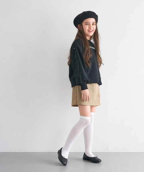 coca（coca）（コカ）の「キッズ ウエストボタン付きスカートパンツ（その他パンツ・キッズ・ベージュ/その他・150/140/130/120）」の9枚目の写真