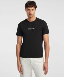 GUESS JEANS | GUESS JEANS Ss Cn Slim Logo Embro Tee 半袖 Tシャツ ZICO着用アイテム(Tシャツ/カットソー)