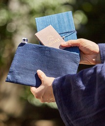 岩座 IWAKURA（イワクラ）の「【岩座】松坂木綿 御絲織り ご朱印帳入れ（ポーチ）」