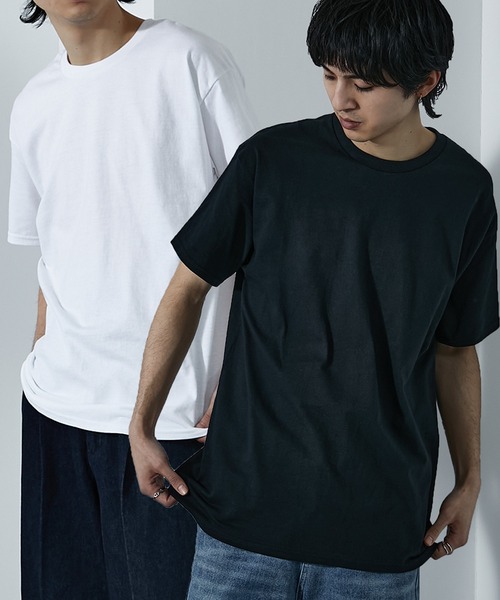 GILDAN(ギルダン)の「【GILDAN】ウルトラコットン スペシャル2パックTee 半袖 無地Tシャツ 2枚セット MURS(Tシャツ/カットソー・メンズ・マルチ/ホワイト/その他2・M/L)」の3枚目の写真