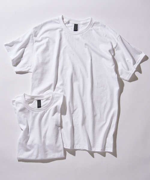 GILDAN(ギルダン)の「【GILDAN】ウルトラコットン スペシャル2パックTee 半袖 無地Tシャツ 2枚セット MURS(Tシャツ/カットソー・メンズ・マルチ/ホワイト/その他2・M/L)」の5枚目の写真