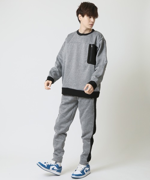 ARCADE（アーケード）の「暖か 裏起毛スウェット カチオン染め ニットフリース ジョガーパンツ（スウェットパンツ・メンズ・グレー系その他/グレー系2/ブラック系2/グレー系その他2/ブラック系1/グレー系1・M/L/LL）」の16枚目の写真