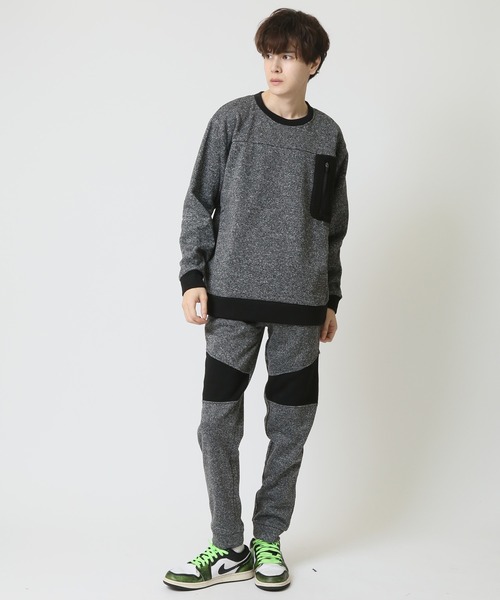 ARCADE（アーケード）の「暖か 裏起毛スウェット カチオン染め ニットフリース ジョガーパンツ（スウェットパンツ・メンズ・グレー系その他/グレー系2/ブラック系2/グレー系その他2/ブラック系1/グレー系1・M/L/LL）」の14枚目の写真