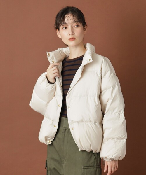 Traditional Weatherwear（トラディショナルウェザーウェア）の「Traditional Weatherwear（トラディショナル ウェザーウェア）HASELEY DOWN PA ダウンジャケット（ダウンジャケット/コート・レディース・オフホワイト/ブラック/ベージュ・00）」の4枚目の写真
