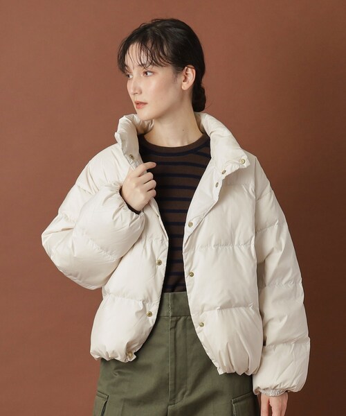 Traditional Weatherwear（トラディショナルウェザーウェア）の「Traditional Weatherwear（トラディショナル ウェザーウェア）HASELEY DOWN PA ダウンジャケット（ダウンジャケット/コート・レディース・オフホワイト/ブラック/ベージュ・00）」の5枚目の写真