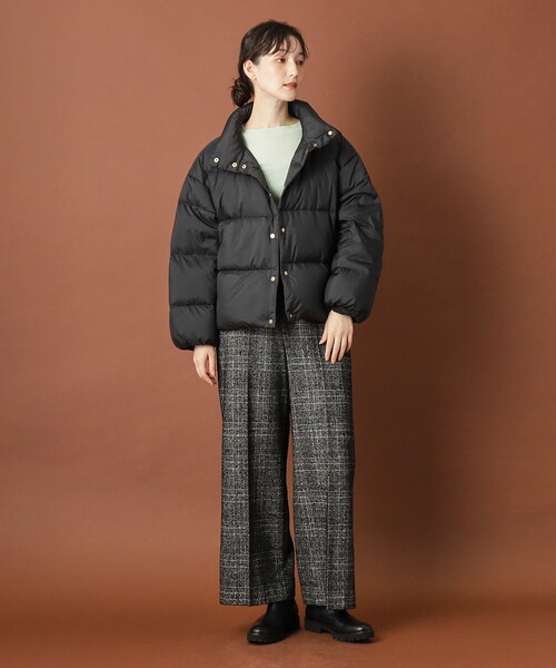 Traditional Weatherwear（トラディショナルウェザーウェア）の「Traditional Weatherwear（トラディショナル ウェザーウェア）HASELEY DOWN PA ダウンジャケット（ダウンジャケット/コート・レディース・オフホワイト/ブラック/ベージュ・00）」の16枚目の写真