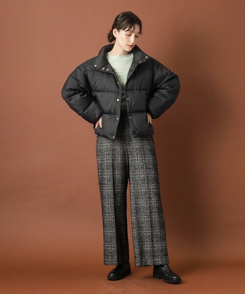 Traditional Weatherwear（トラディショナルウェザーウェア）の「Traditional Weatherwear（トラディショナル ウェザーウェア）HASELEY DOWN PA ダウンジャケット（ダウンジャケット/コート・レディース・オフホワイト/ブラック/ベージュ・00）」の17枚目の写真
