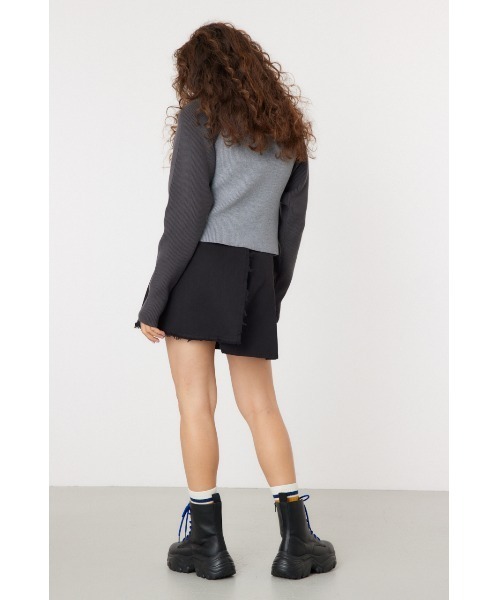 RODEO CROWNS WIDE BOWL（ロデオクラウンズワイドボウル）の「アシンメトリープリーツスカート（スカート・レディース・ベージュ系その他/ブラック/カーキ・SMALL/MEDIUM）」の10枚目の写真