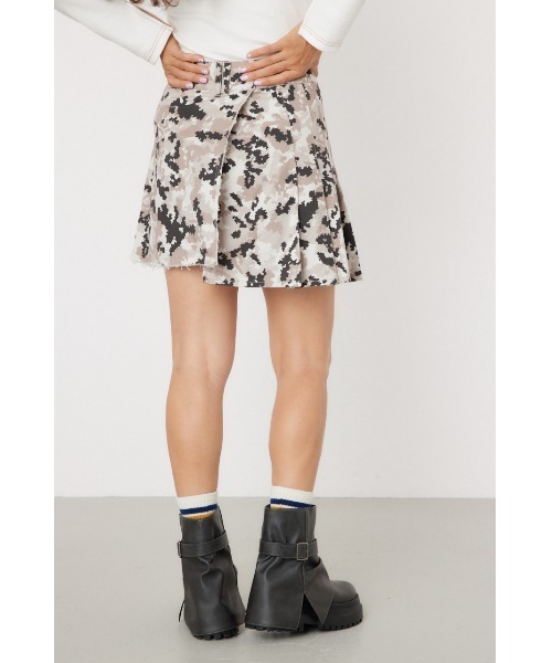 RODEO CROWNS WIDE BOWL（ロデオクラウンズワイドボウル）の「アシンメトリープリーツスカート（スカート・レディース・ベージュ系その他/ブラック/カーキ・SMALL/MEDIUM）」の16枚目の写真