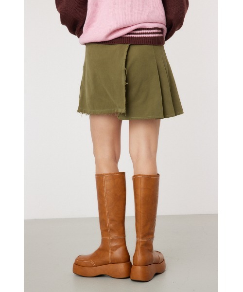 RODEO CROWNS WIDE BOWL（ロデオクラウンズワイドボウル）の「アシンメトリープリーツスカート（スカート・レディース・ベージュ系その他/ブラック/カーキ・SMALL/MEDIUM）」の11枚目の写真