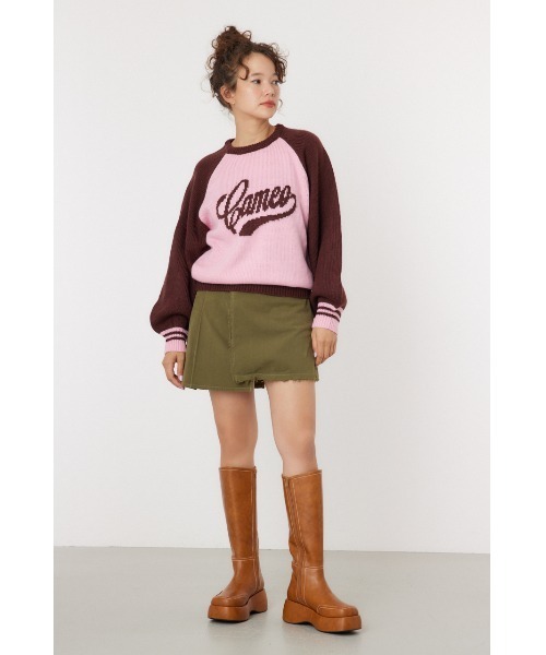 RODEO CROWNS WIDE BOWL（ロデオクラウンズワイドボウル）の「アシンメトリープリーツスカート（スカート・レディース・ベージュ系その他/ブラック/カーキ・SMALL/MEDIUM）」の14枚目の写真