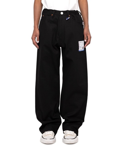 In・stru(men-tal).(インストルメンタル)の「Selvage Denim Baggy Pants(デニムパンツ・メンズ・インディゴブルー/ブラック・46/48/44)」の4枚目の写真