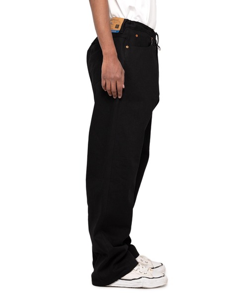 In・stru(men-tal).(インストルメンタル)の「Selvage Denim Baggy Pants(デニムパンツ・メンズ・インディゴブルー/ブラック・46/48/44)」の7枚目の写真