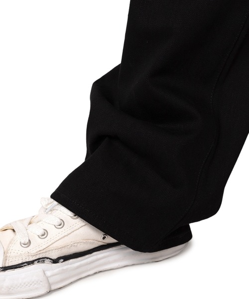 In・stru(men-tal).(インストルメンタル)の「Selvage Denim Baggy Pants(デニムパンツ・メンズ・インディゴブルー/ブラック・46/48/44)」の9枚目の写真