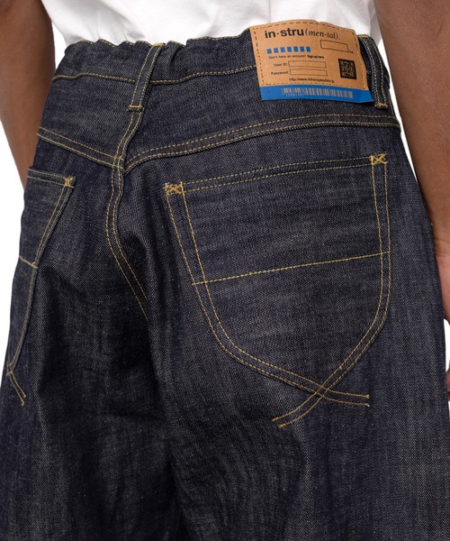In・stru(men-tal).(インストルメンタル)の「Selvage Denim Baggy Pants(デニムパンツ・メンズ・インディゴブルー/ブラック・46/48/44)」の18枚目の写真