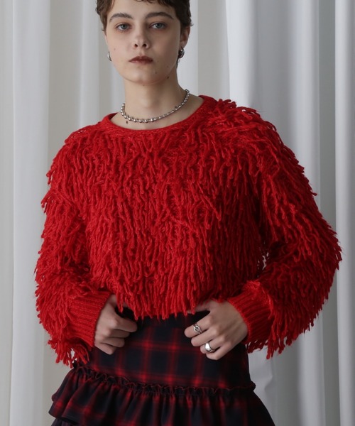 【セール】【WEB・一部店舗限定】ループヤーンニット(ニット/セーター)|ROSE BUD(ローズバッド)