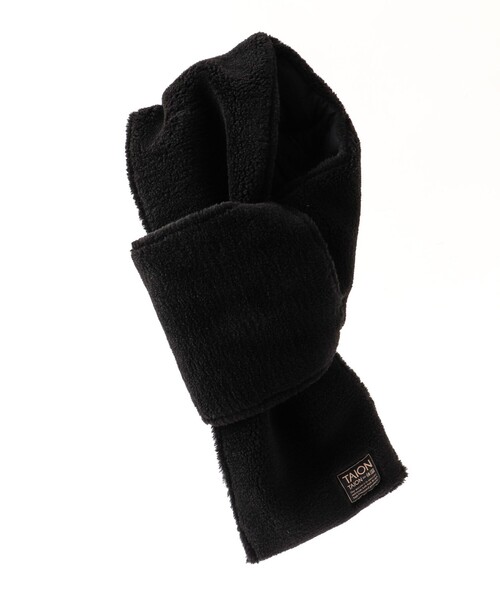 TAION（タイオン）の「【TAION/タイオン】MILITARY R/S DOWN SCARF SOFT SHELL 17（マフラー・メンズ・ベージュ/ブラック/ミント/ブラック系その他・FREE）」の11枚目の写真
