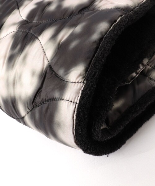 TAION（タイオン）の「【TAION/タイオン】MILITARY R/S DOWN SCARF SOFT SHELL 17（マフラー・メンズ・ベージュ/ブラック/ミント/ブラック系その他・FREE）」の13枚目の写真