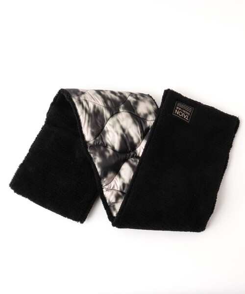 TAION（タイオン）の「【TAION/タイオン】MILITARY R/S DOWN SCARF SOFT SHELL 17（マフラー・メンズ・ベージュ/ブラック/ミント/ブラック系その他・FREE）」の19枚目の写真