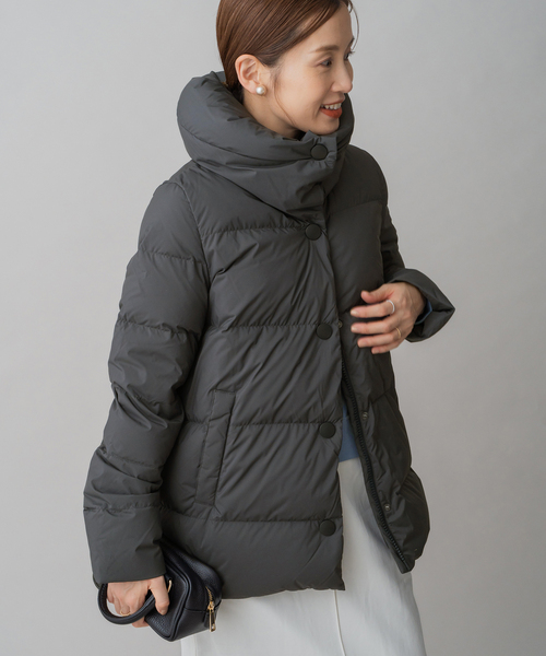 IENA（イエナ）の「PYRENEX/ピレネックス ELAURA 2 ダウンジャケット HWU036（ダウンジャケット/コート・レディース・ブラック/チャコールグレー・36/38）」の22枚目の写真