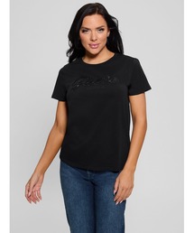 ECO Lace Logo Easy Tee 半袖 Tシャツ レディース