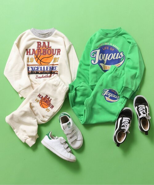 BREEZE(ブリーズ)の「【セットアップ可】バリエーションパンツ(スウェットパンツ・キッズ・オレンジ/グリーン/キナリ/チャコール・110/100/90/130/120/80/150/140)」の9枚目の写真