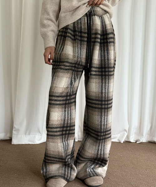 Vipoa（ヴィポア）の「check flannel pants（その他パンツ・レディース・ブラウン/ブラック系・FREE）」の14枚目の写真