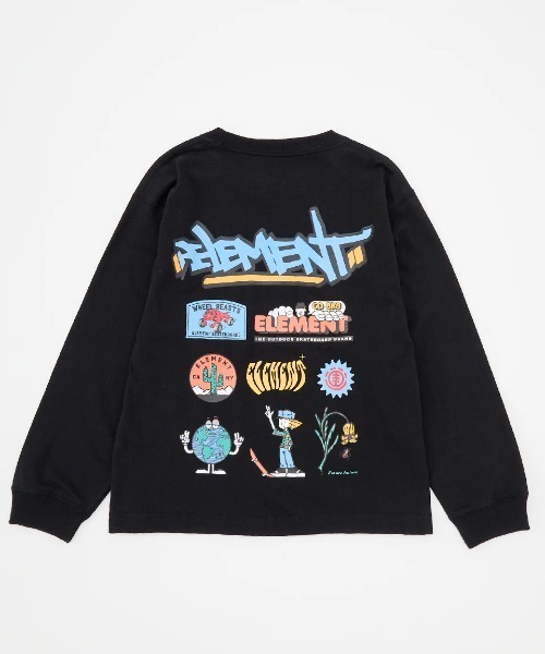 ELEMENT（エレメント）の「ELEMENT キッズ ACOMPANY LS YOUTH ロンＴ/エレメントキッズバックプリント長袖ロンT（Tシャツ/カットソー・キッズ・ブラック/ブルー系その他・SMALL/MEDIUM/LARGE/X-LARGE）」の2枚目の写真