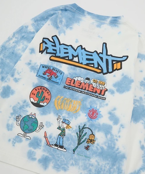 ELEMENT（エレメント）の「ELEMENT キッズ ACOMPANY LS YOUTH ロンＴ/エレメントキッズバックプリント長袖ロンT（Tシャツ/カットソー・キッズ・ブラック/ブルー系その他・SMALL/MEDIUM/LARGE/X-LARGE）」の8枚目の写真