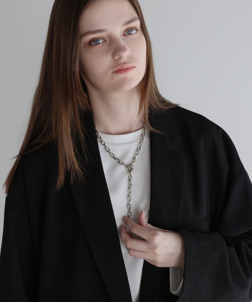 SOCCE(ソーシー)の「【MADE IN JAPAN】マンテルチェーンネックレス(ネックレス・メンズ・シルバー・F)」の15枚目の写真