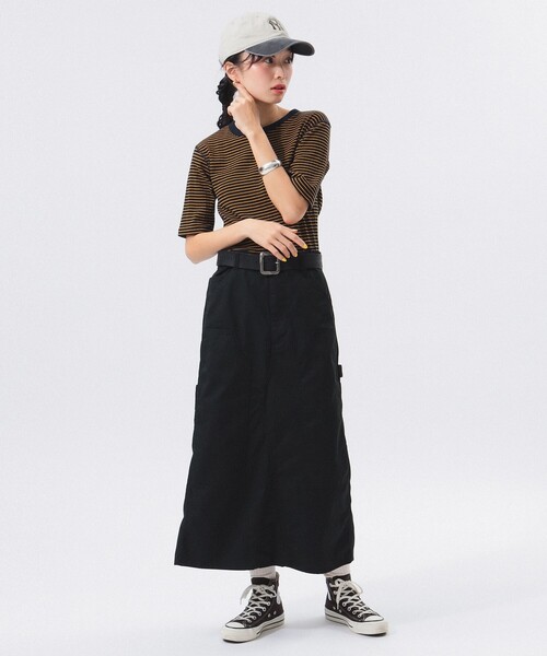 Healthknit（ヘルスニット）の「【別注】Health Knit / ボーダー フライス 5分袖 Tシャツ（Tシャツ/カットソー・レディース・ネイビー/グレー/オフホワイト・ONE SIZE）」の15枚目の写真