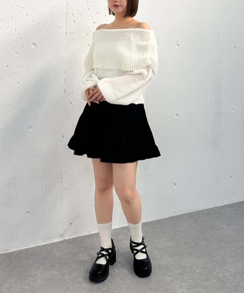 archives（アルシーヴ）の「ダブルクロスパンプス（パンプス・レディース・ブラック・MEDIUM/LARGE）」の5枚目の写真